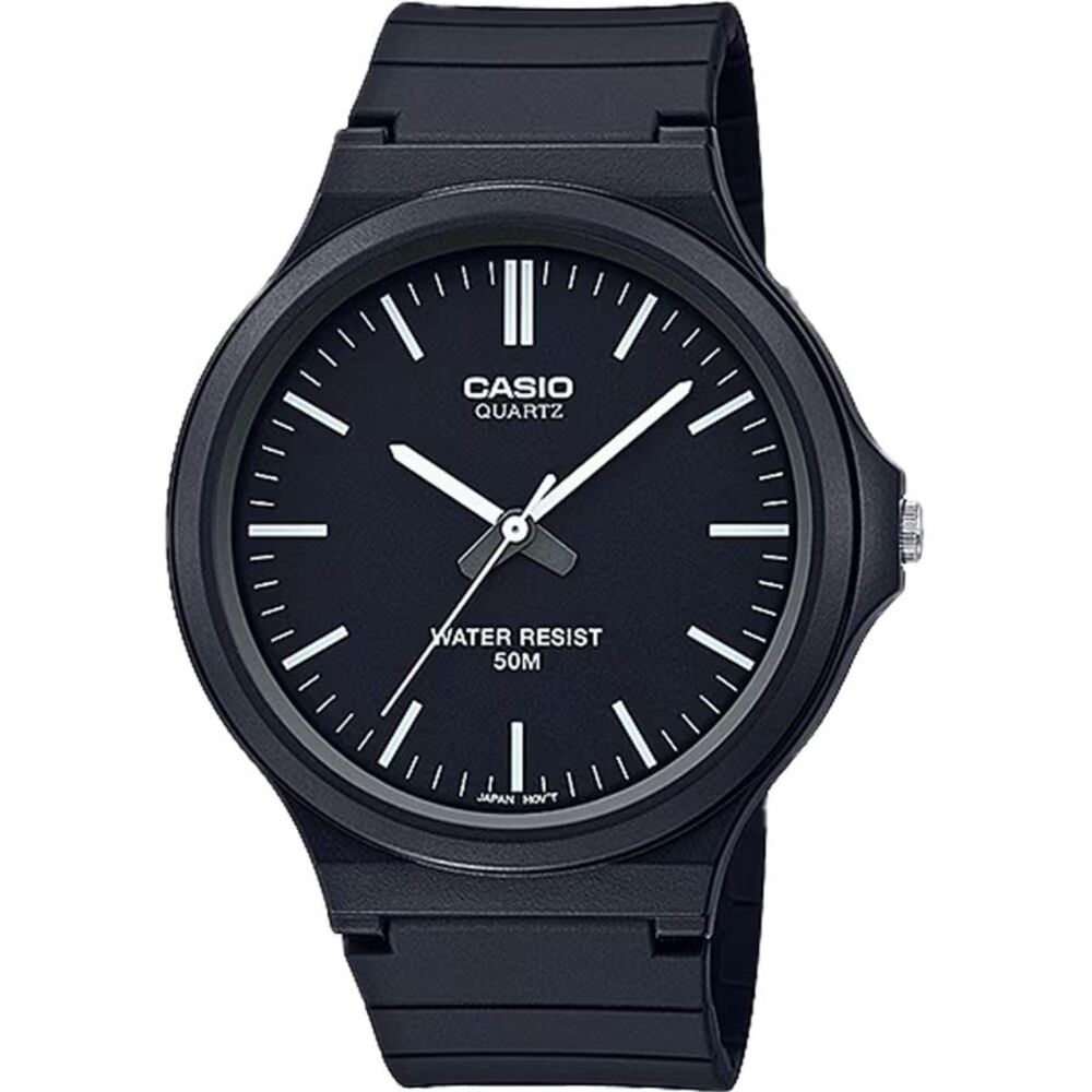 Casio Men's Casual Analog Watch with Black Dial - MW-240-1EV